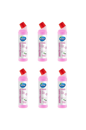 Efor Armatür Temizleyici 6’lı Paket 750 ml | Kireç & Pas Giderici | Parlaklık...