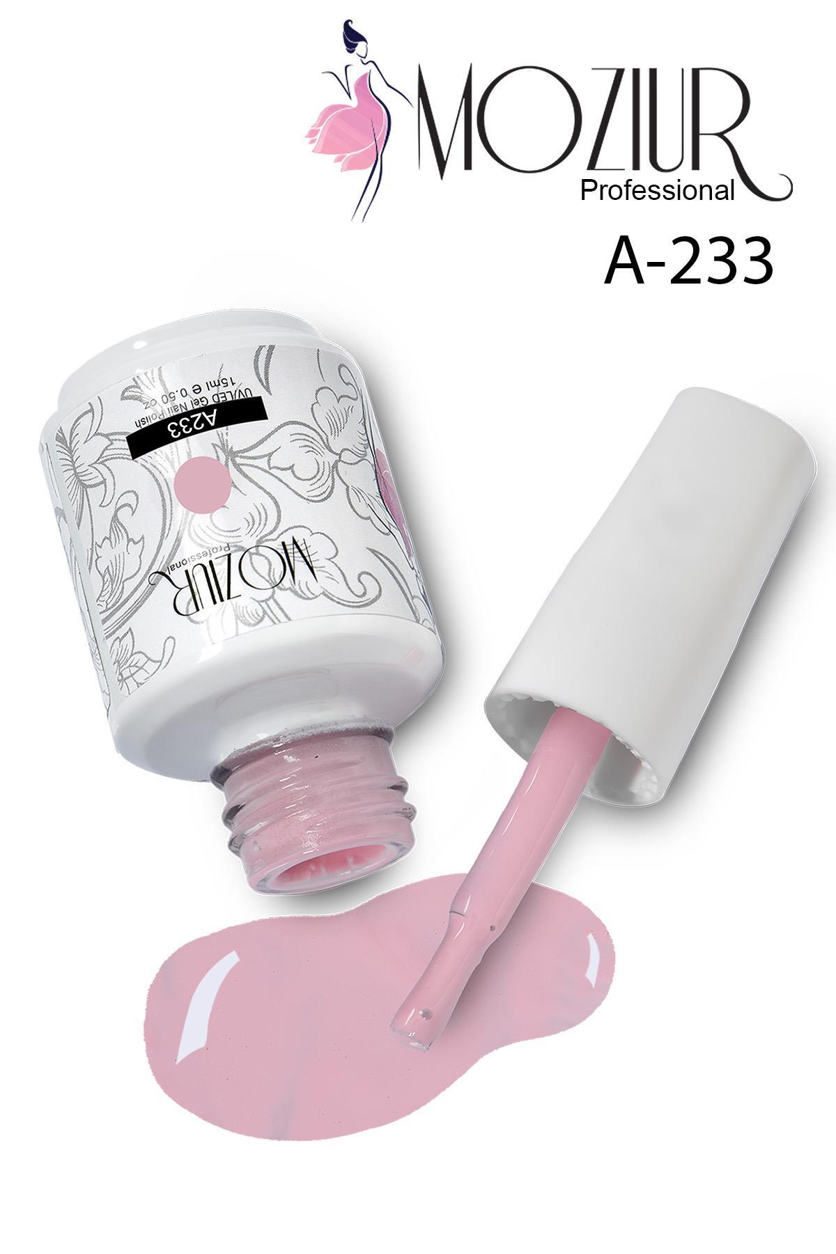 Kalıcı Oje UV Led A233 (PEMBE SERİSİ) 15ml — صورتی 8683089009045 — تصویر 4 از 4