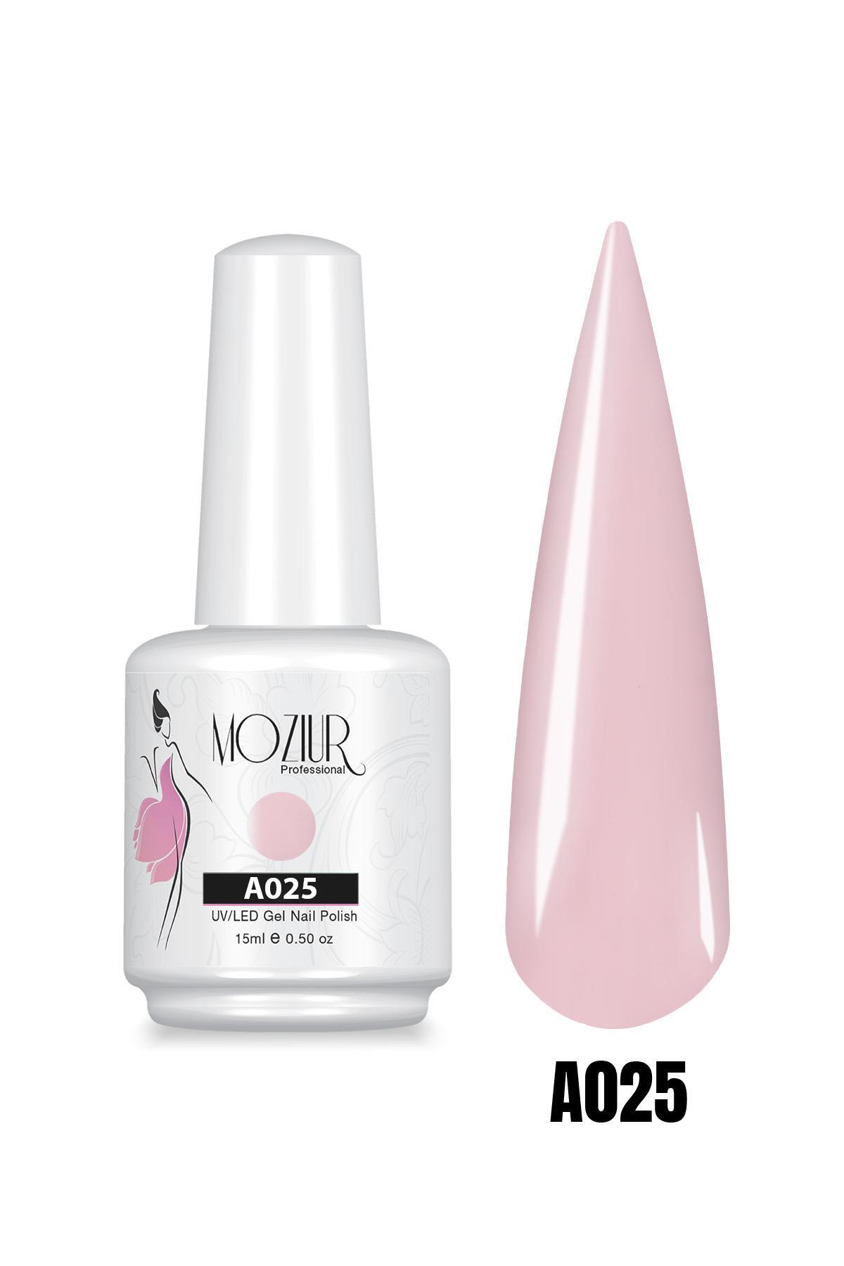 Kalıcı Oje UV Led A025 (PEMBE SERİSİ) 15ml — صورتی 8683089006020 — تصویر 3 از 3