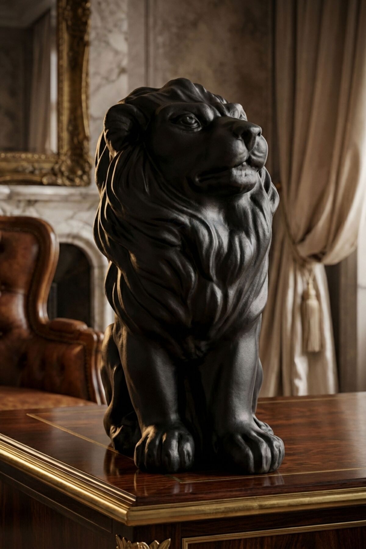 Trinket Decorative Object Sculpture Trinket Lion Trinket Decorative Ornaments Model 2