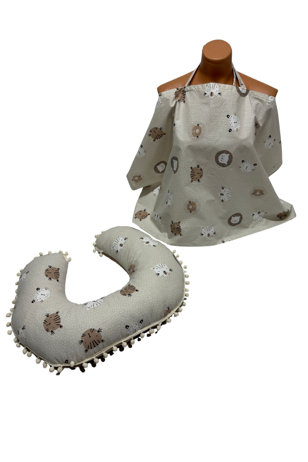 Happy Baby Dikiş Atölyesi 10’lu Babynest Puset Örtüsü Alt Açma Emzirme Yastığı Emzirme Önlüğü Ana Kucağı Anne Yanı fotoğrafı 7 (önizleme)