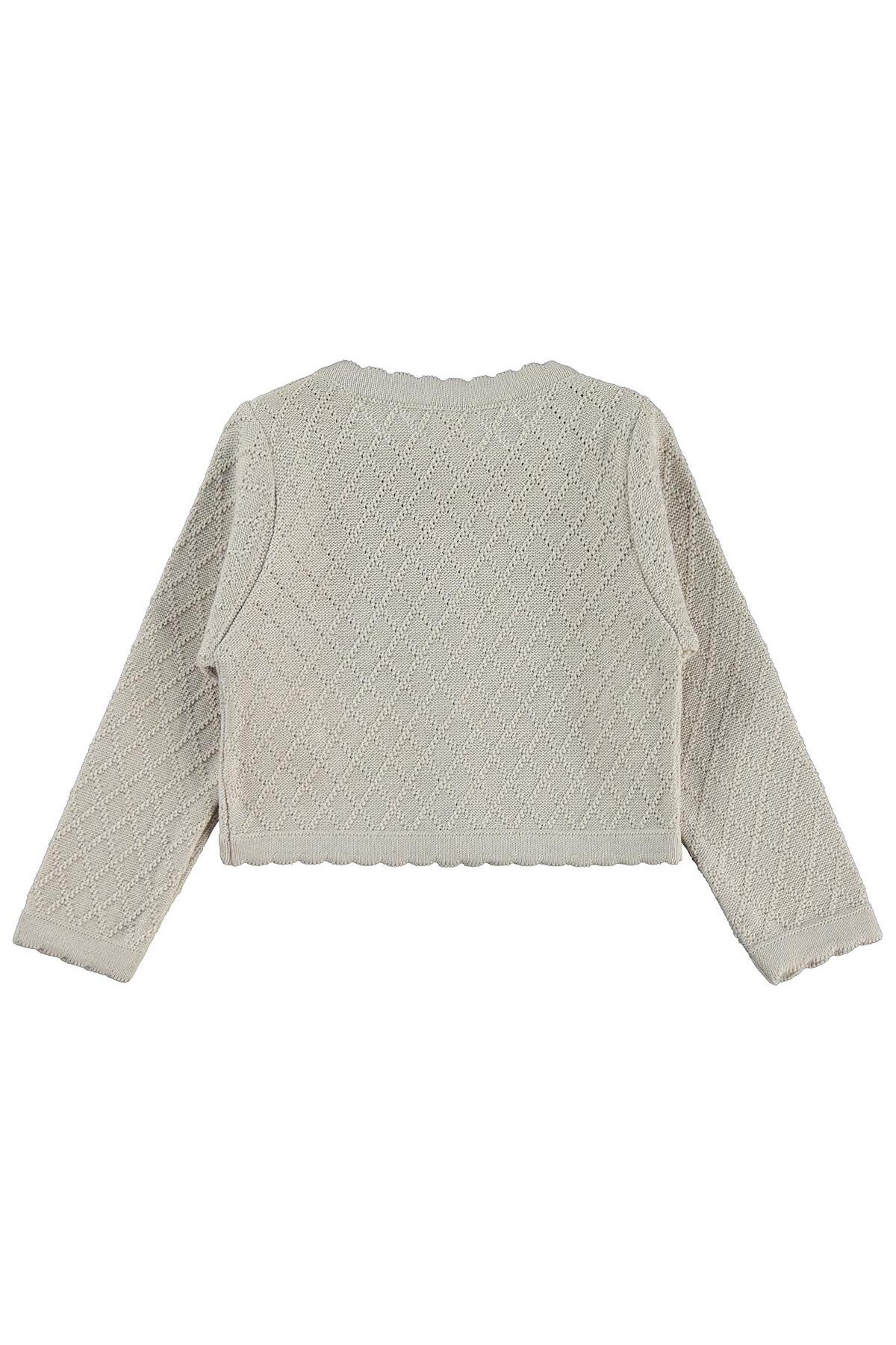 Civil Baby Düğmeli Triko 6-18 Ay Hırka - Bej 6-9 Ay fotoğrafı 2 (önizleme)