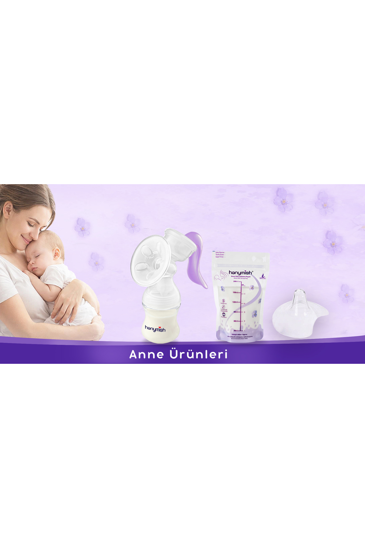 Hanymish 1030 Manuel Pratik Göğüs Pompası fotoğrafı 7 (önizleme)