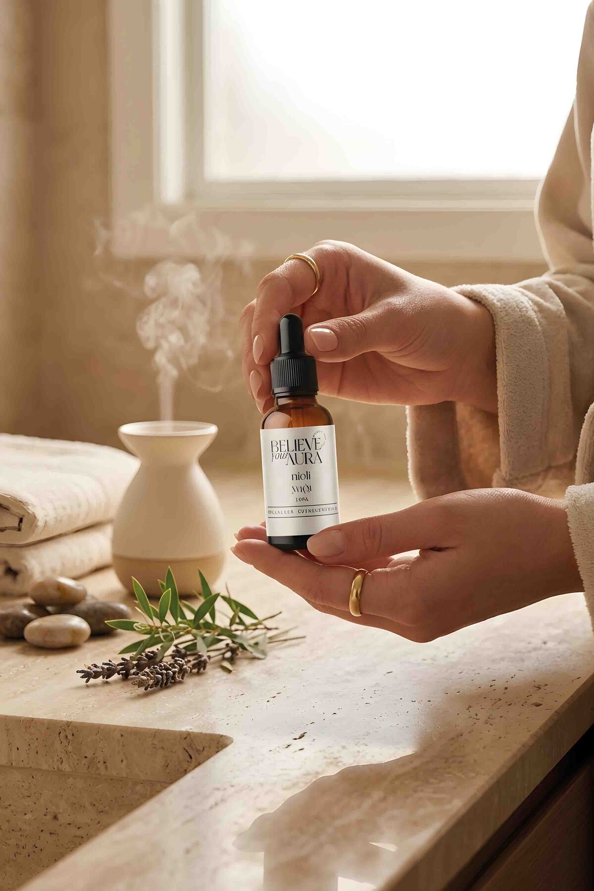 Nioli Uçucu Yağı - %100 Saf Ve Doğal Cilt Ve Saç Bakım Yağı - Niaouli Oil - 10 ml — ATYNIO — تصویر 3 از 8