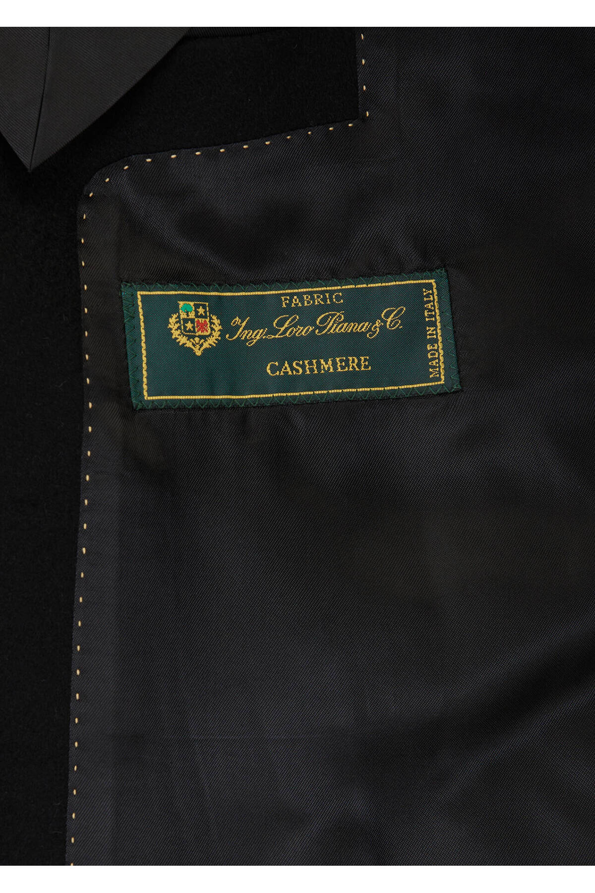 Ramsey  Siyah Oversize Fit Casual Dokuma Palto - Görsel 6