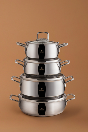 Emsan Emirgan 8 Parça Çelik Tencere Seti