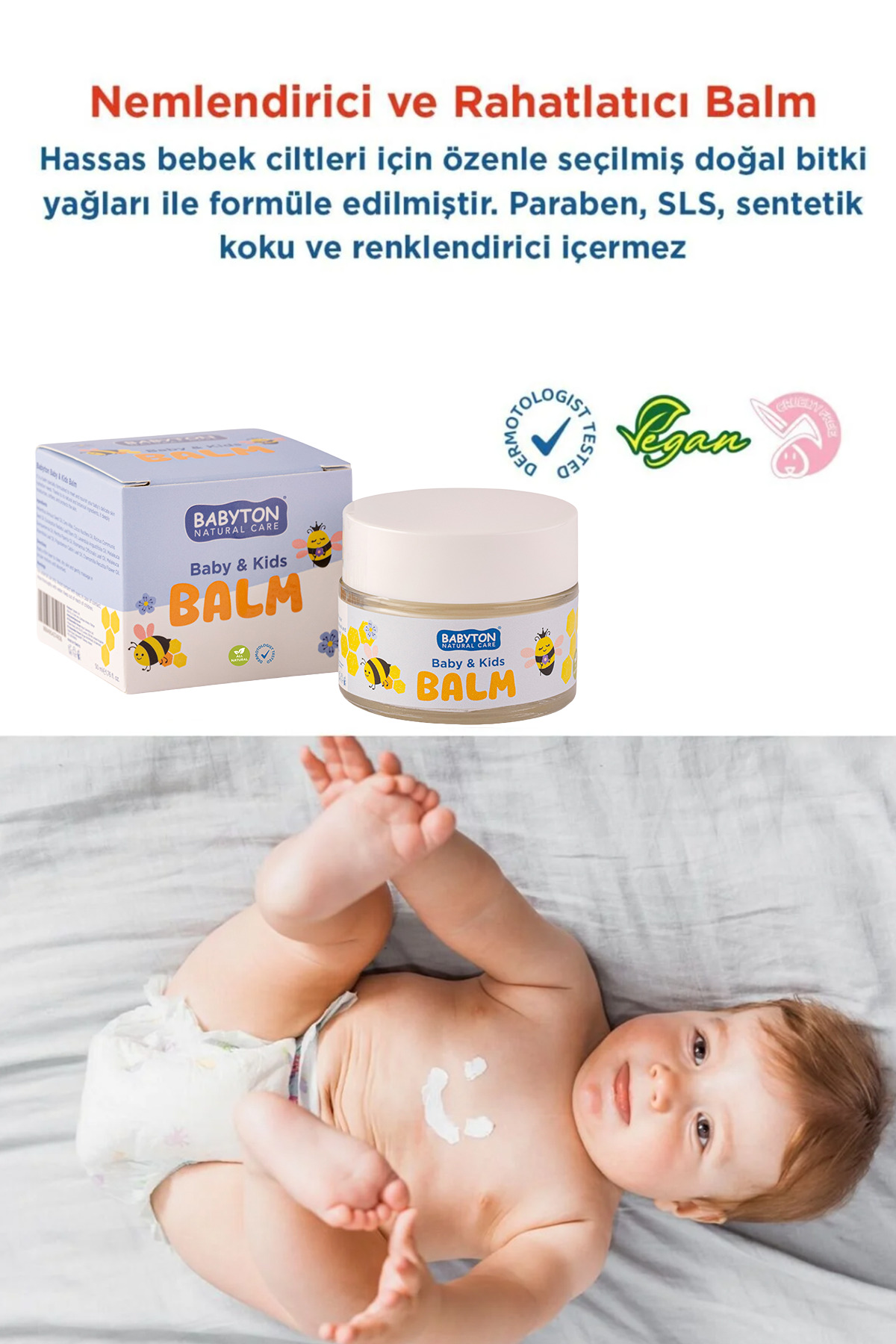 BABYTON Doğal Rahatlatıcı Göğüs Balsamı 50 ml fotoğrafı 2 (önizleme)