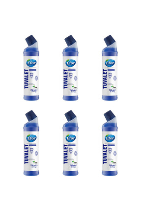Efor WC Temizleyici 6 Adet 750 ml | Tuvalet ve Kireç Temizleyici | Ferah Koku...