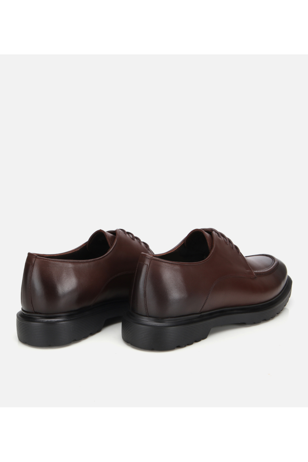 Hotiç  Erkek Deri Kahverengi Dikiş Detaylı Günlük Ayakkabı - Görsel 4