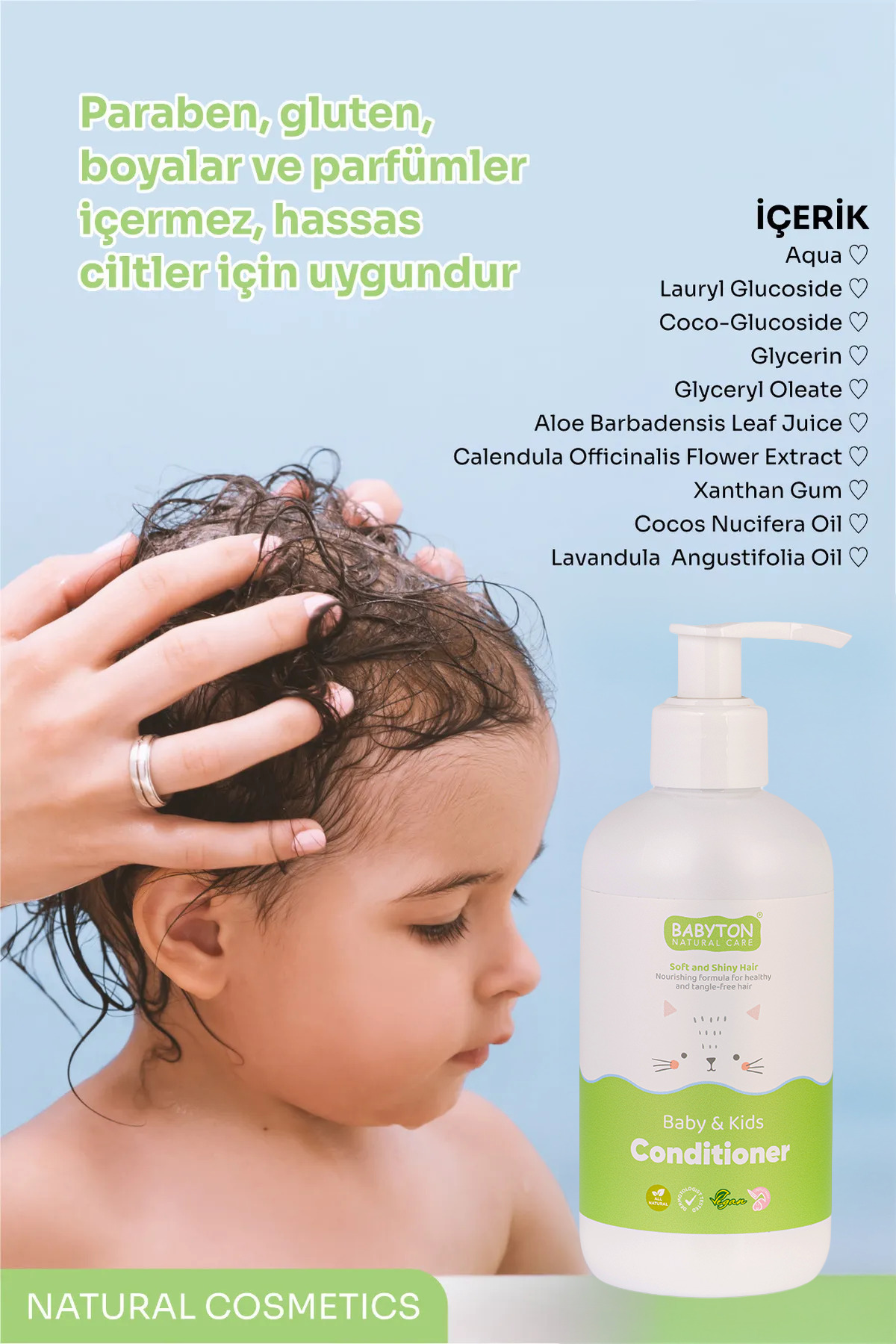 BABYTON Doğal Saç Kremi 250 ml fotoğrafı 3 (önizleme)