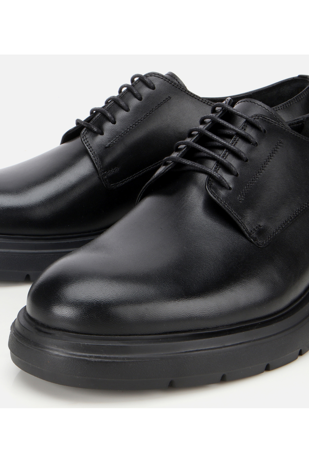 Hotiç  Erkek Deri Siyah Kalın Tabanlı Günlük Ayakkabı - Görsel 3