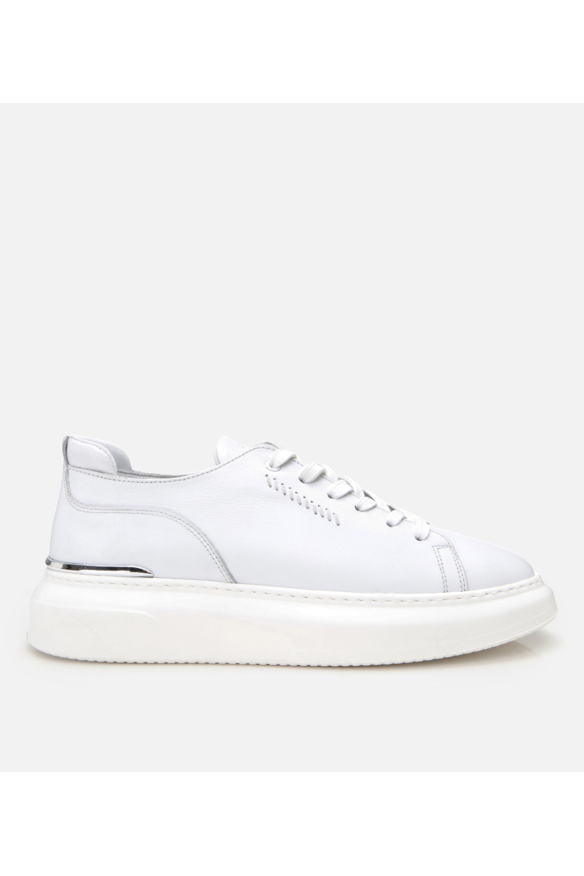 Hotiç  Hakiki Deri Beyaz Erkek Günlük Ayakkabı