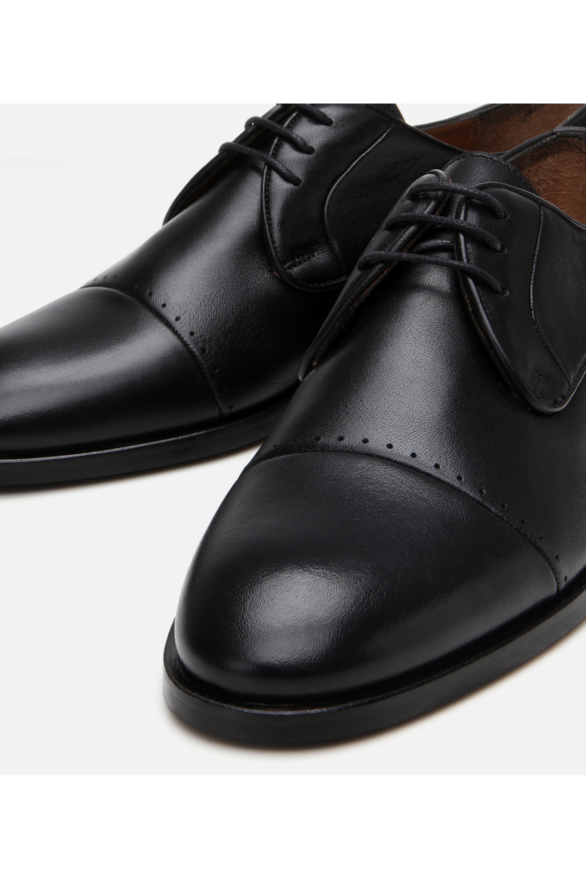 Hotiç  Erkek Deri Siyah Klasik Ayakkabı - Görsel 3