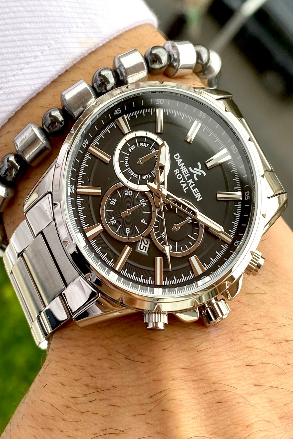 Daniel Klein  Paslanmaz Çelik Kordon Erkek Kol Saati+3 Atm Su Geçirmez 2 Yıl Garantili - Görsel 5