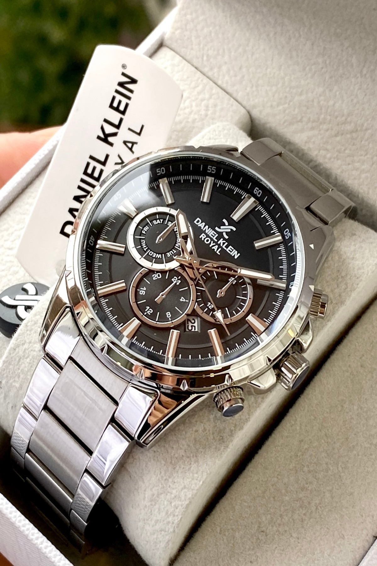 Daniel Klein  Paslanmaz Çelik Kordon Erkek Kol Saati+3 Atm Su Geçirmez 2 Yıl Garantili - Görsel 2