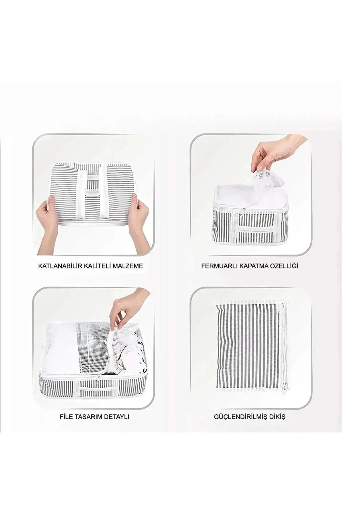 Özlem Toys Baby Doğum/Hastane Çıkış Çantası Fileli 6 Parça fotoğrafı 4 (önizleme)