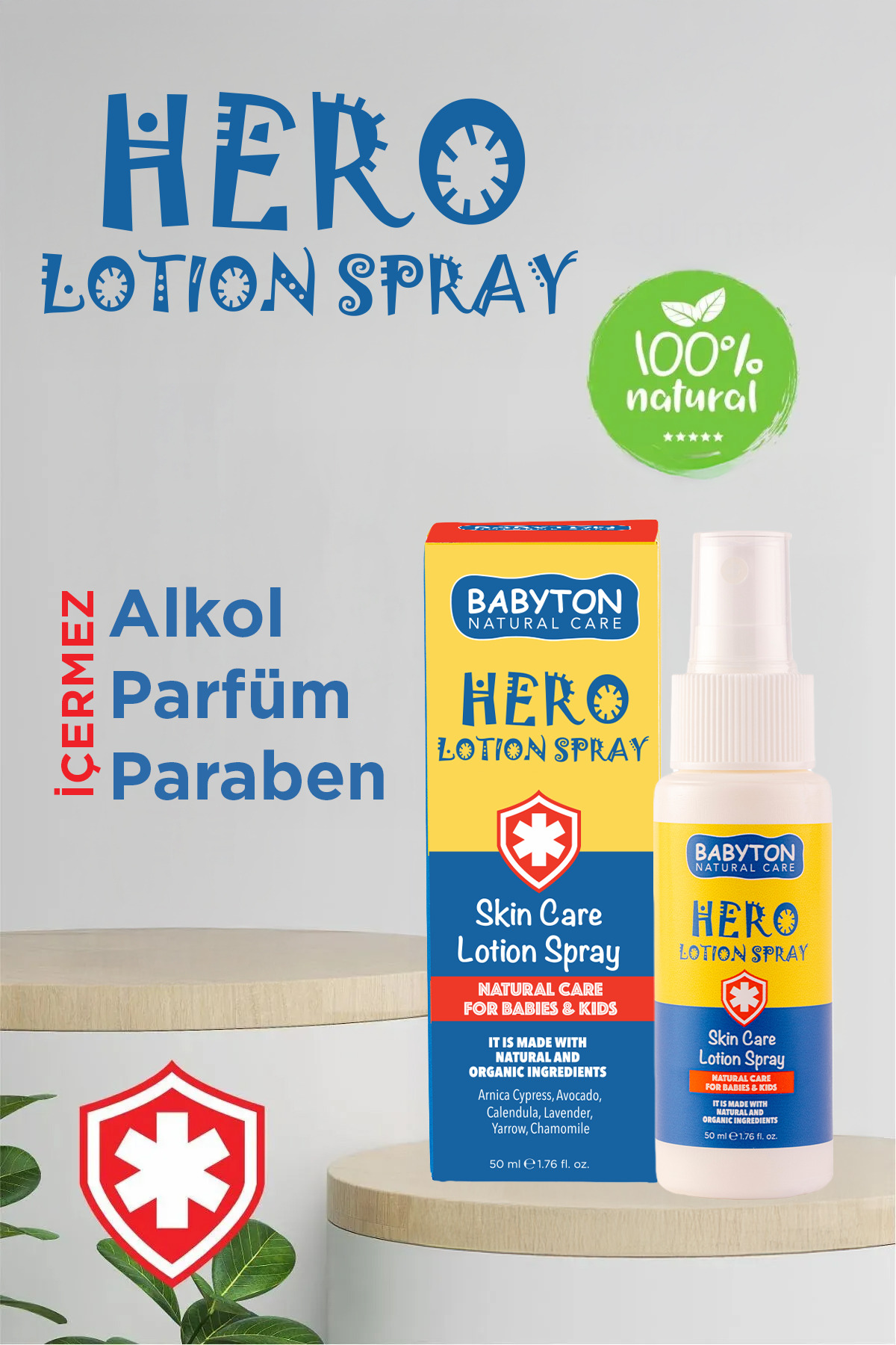 BABYTON Anlık Yatıştırıcı Hero Losyon Sprey 50 ml fotoğrafı 4 (önizleme)