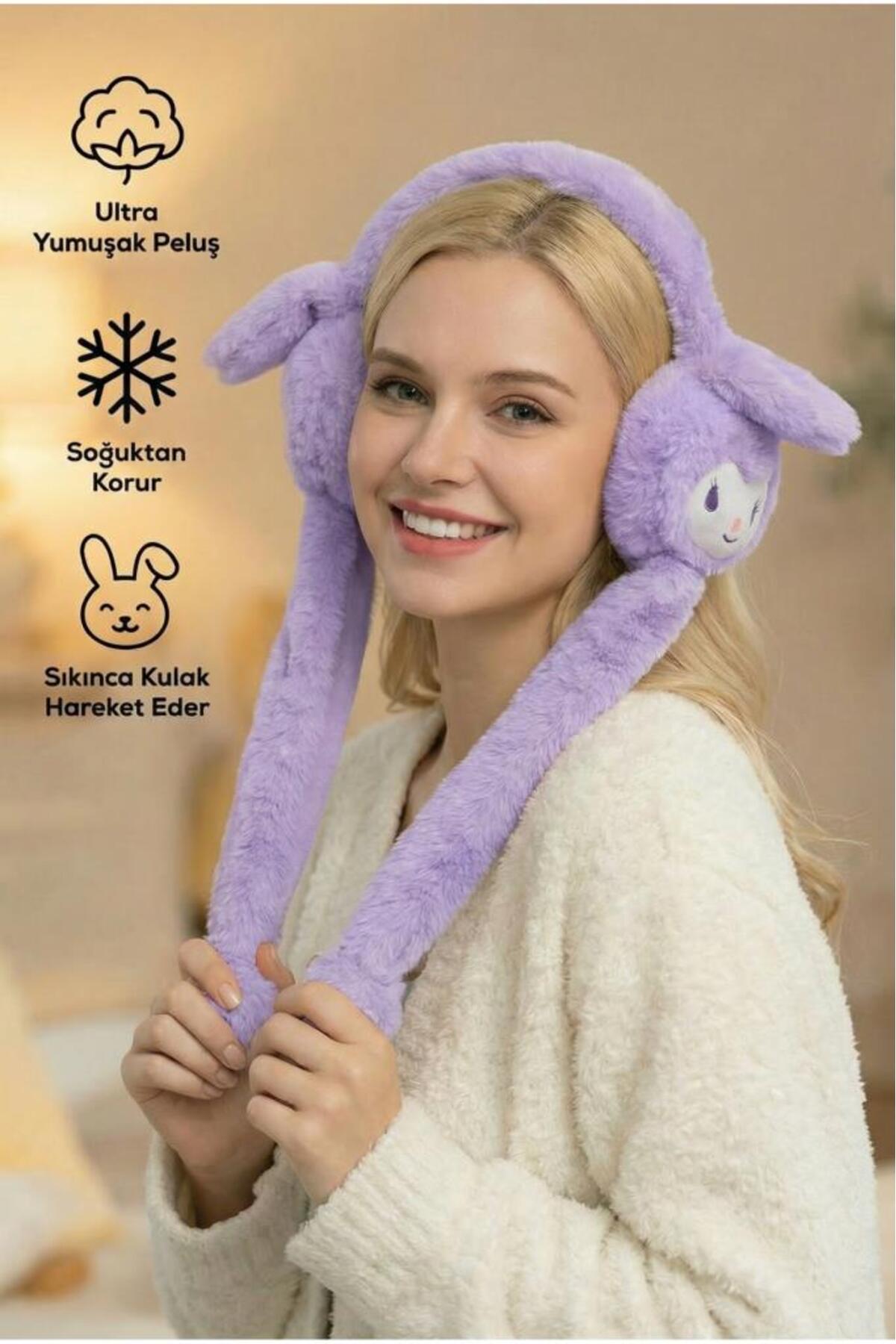 MUJGAN Hareketli Tavşan Kulaklı Peluş Kulaklık - Fiyatı, Yorumları