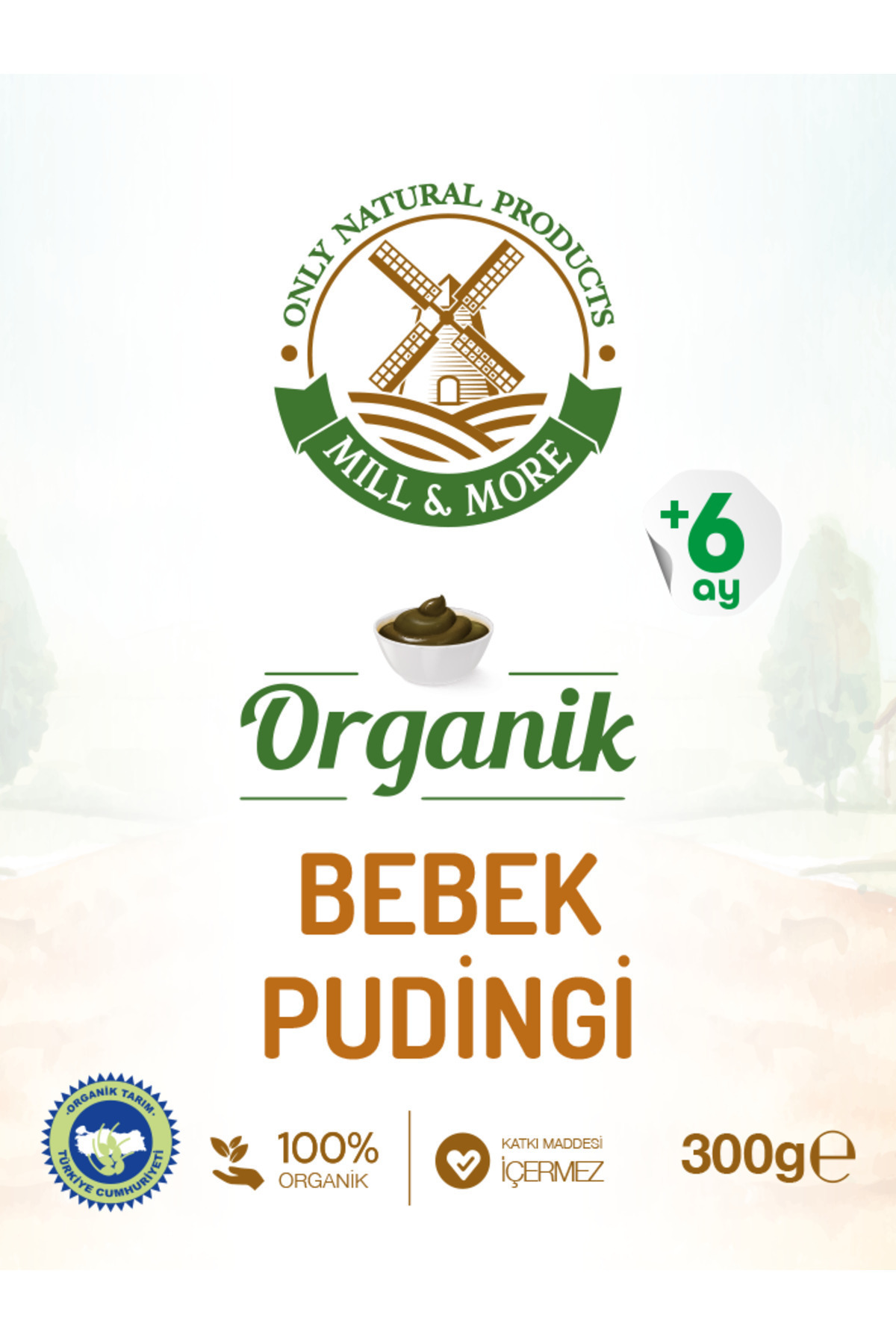 Mill & More Only Natural Products Organik Bebek Muhallebisi Karışımı 300 g + Organik Bebek Pudingi 300 g Seti fotoğrafı 4 (önizleme)