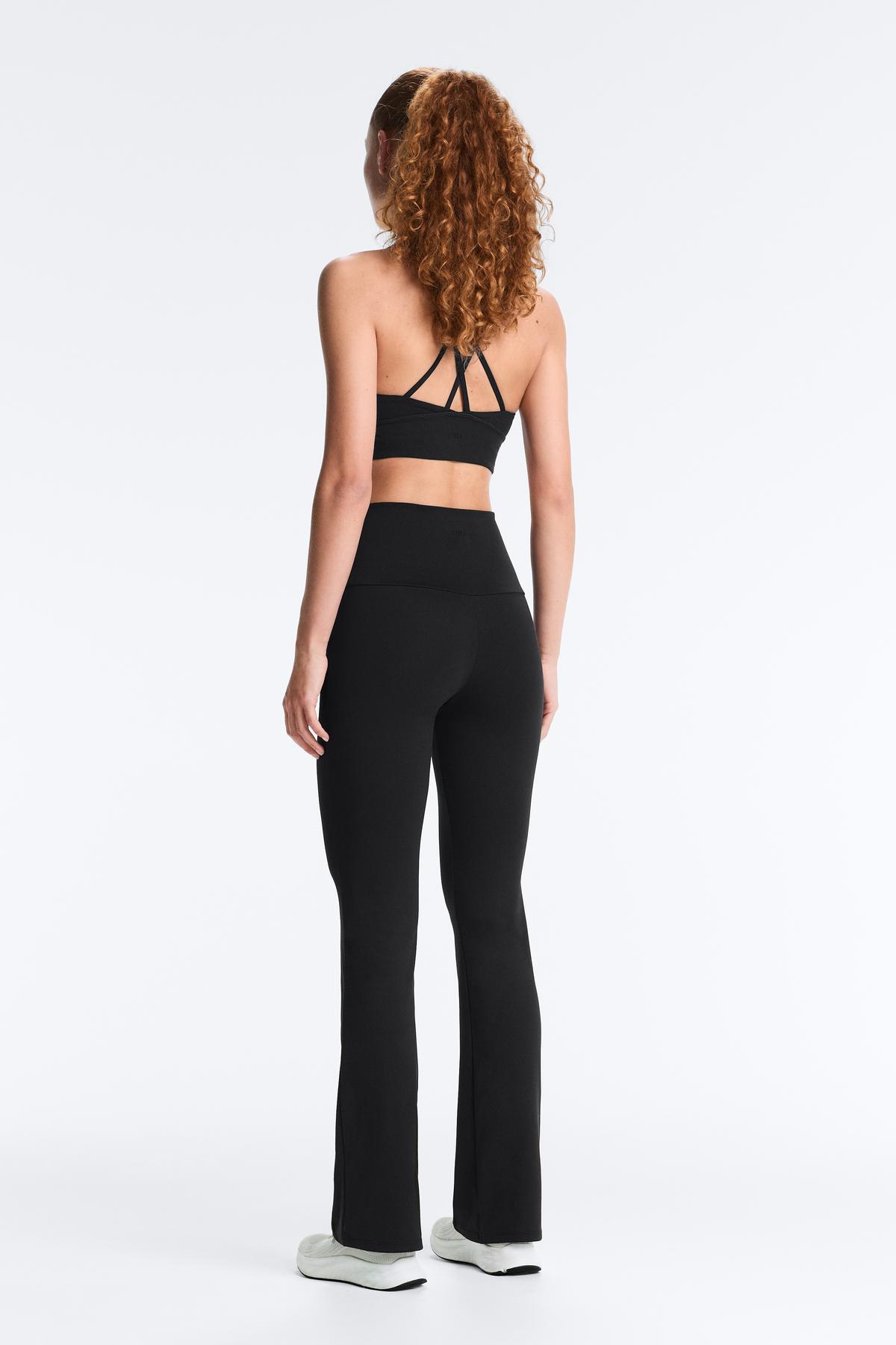 Oysho  Comfortlux 80 cm super high rise flare pantolon - Görsel 5