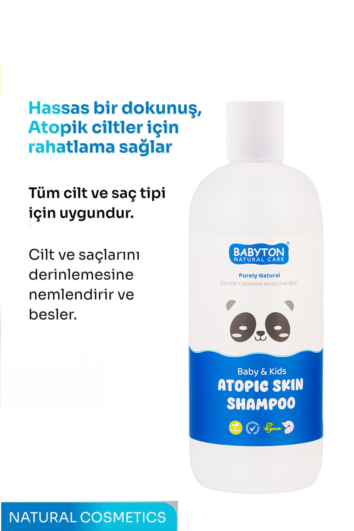 BABYTON Atopik Ciltler Doğal Saç Ve Vücut Şampuanı 400 ml fotoğrafı 3 (önizleme)