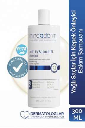 mineaderm Yağlı Saçlar İçin Kepek Önleyici Bakım Șampuanı /Anti Oily Dandruff...