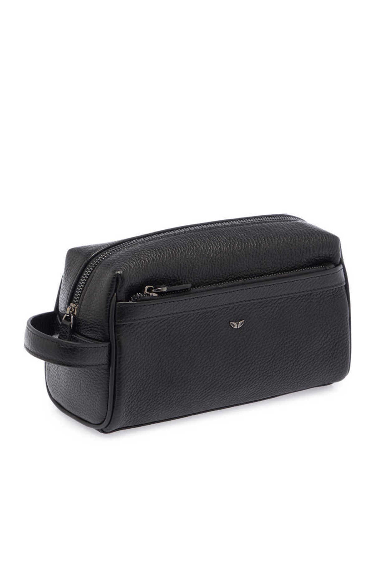 Tergan Siyah Hakiki Deri Unisex Portföy Çantası - S1PC00021496-A41 görsel 2