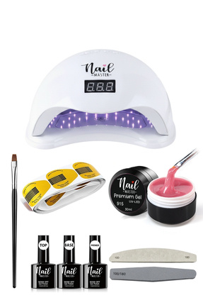 Nail Master Protez Tırnak Uv Jel Seti Cihazlı