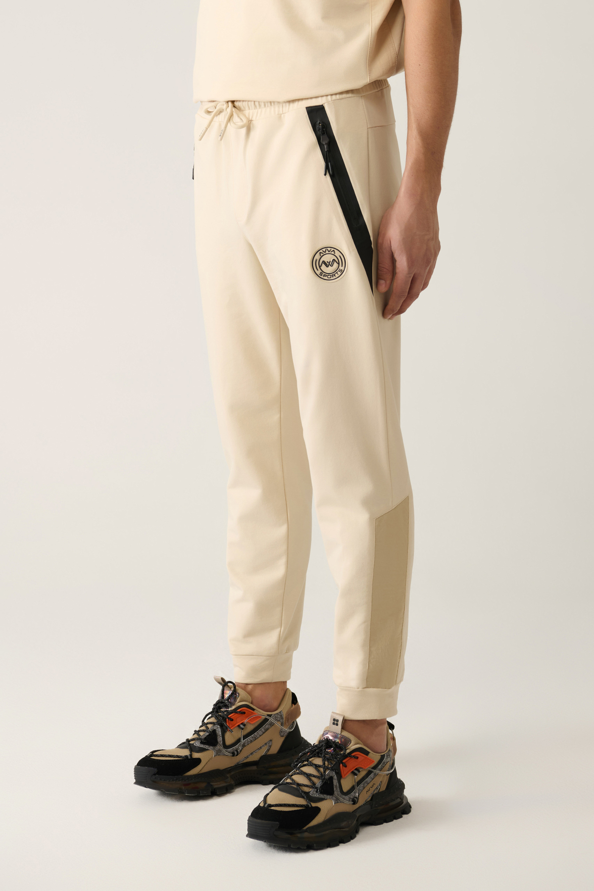 Avva  Erkek Bej Jersey Kumaş 2 İplik Regular Fit Eşofman Altı A41Y3416 - Görsel 3