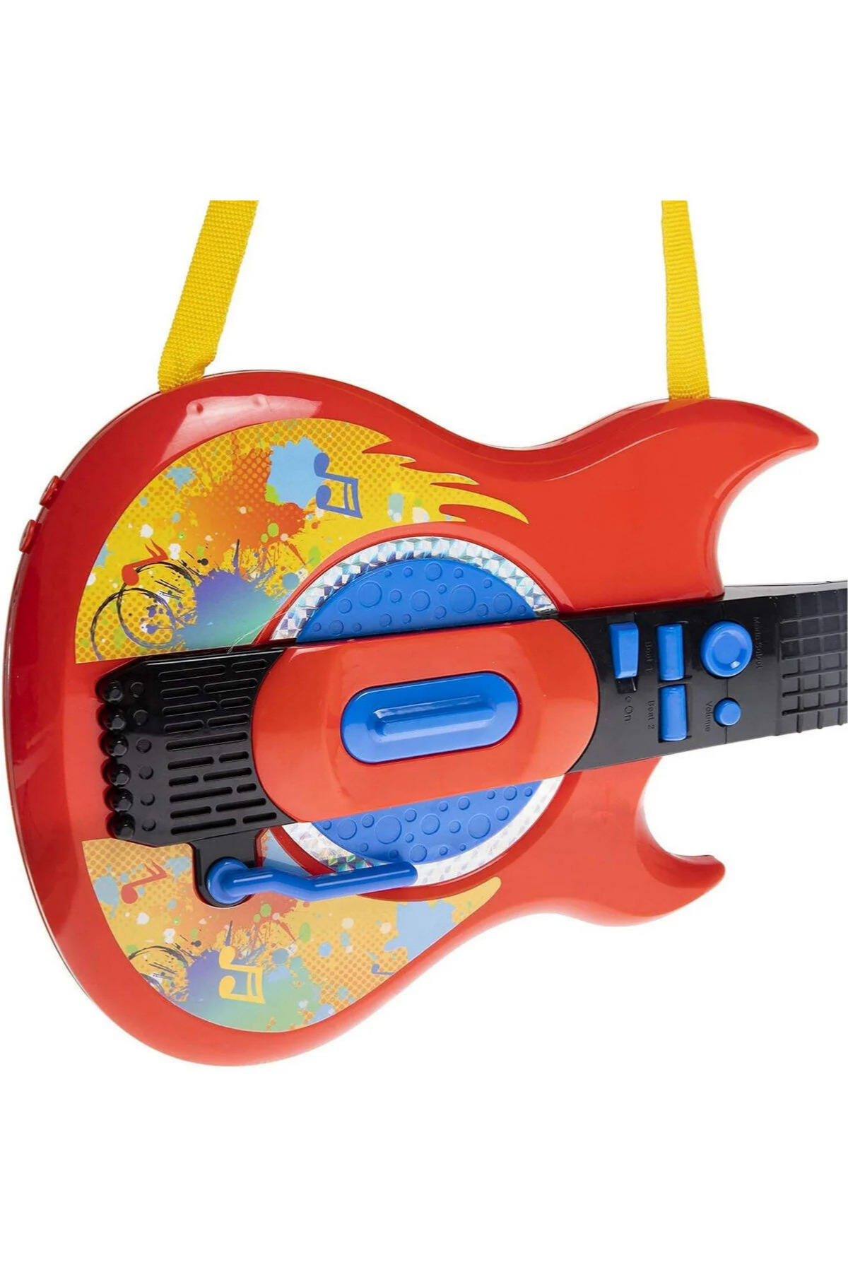 craftivio Müzikli Elektronik Rock Gitar - Askılı, Ses Efektli Eğitici Oyuncak Müzik Aleti fotoğrafı 6 (önizleme)