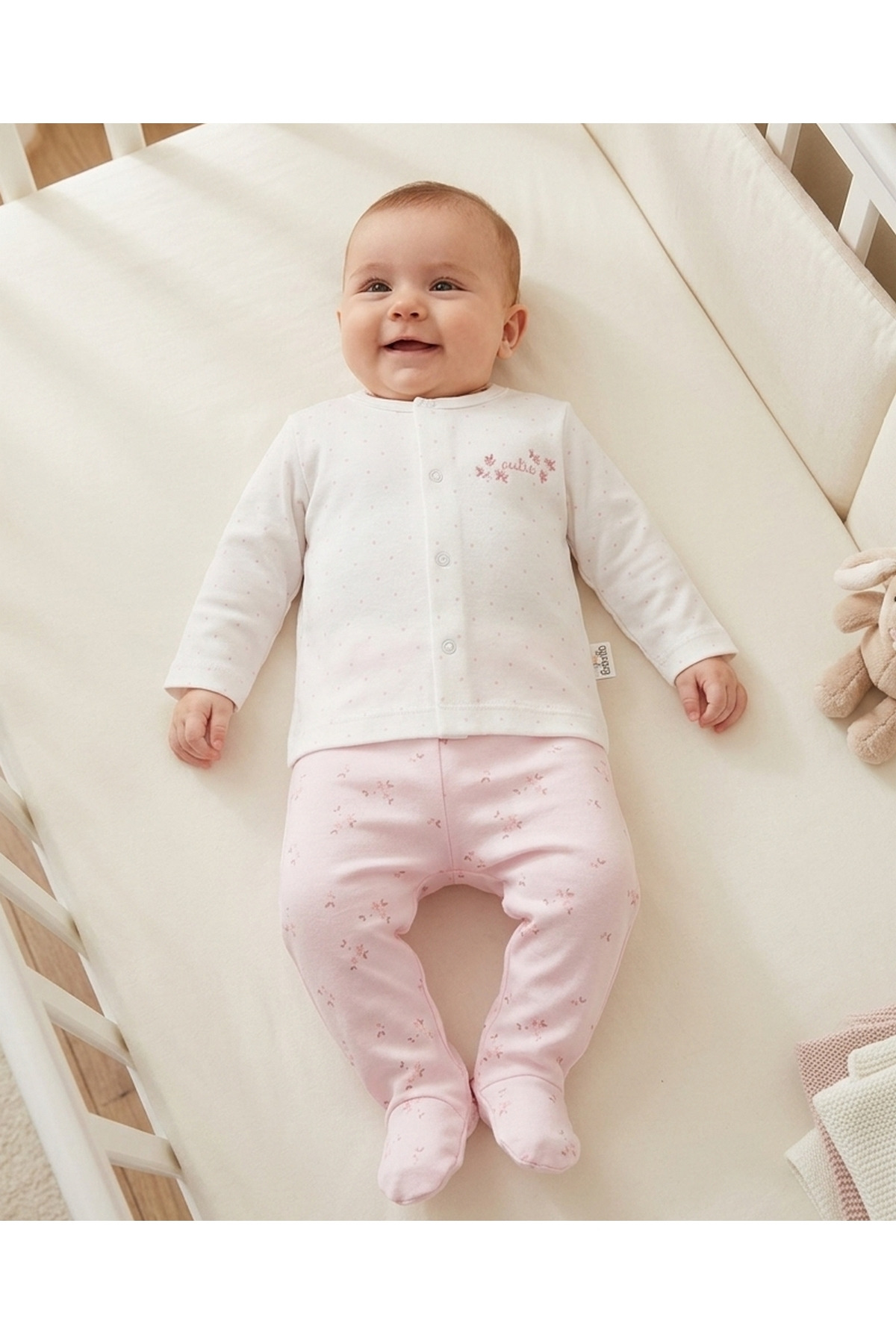 Bebetto İNTERLOK PATİKLİ PİJAMA TAKIMI 2Lİ (FLOWER GARDEN) PEMBE fotoğrafı 4 (önizleme)