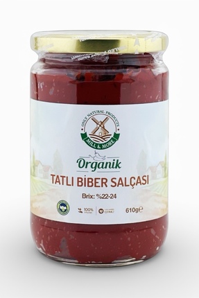 Mill & More Only Natural Products YENİ MAHSUL Organik Tuzsuz Tatlı Biber Salç...