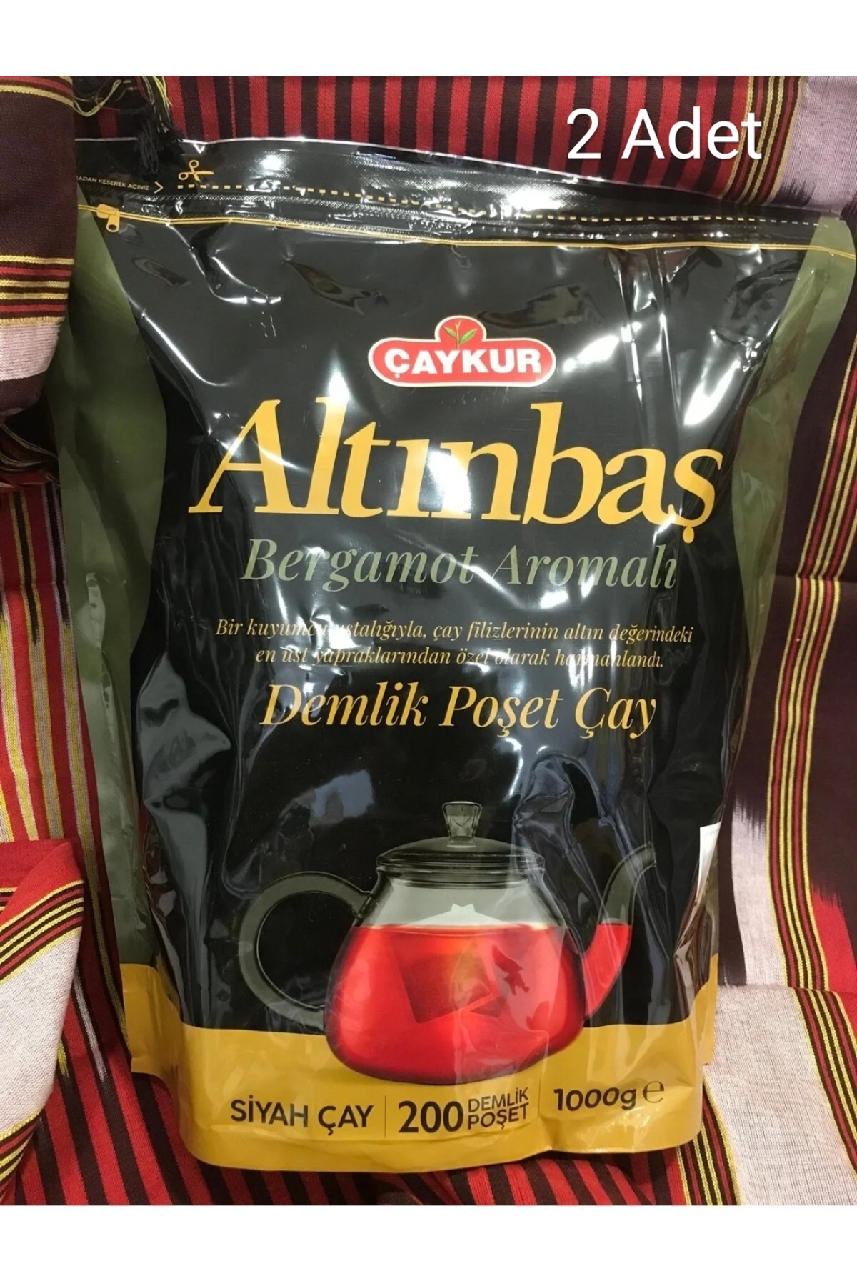 چای کیسه‌ای برگرموتی آلتینباش 5 گرمی 200 عددی 2 بسته 400 عدد