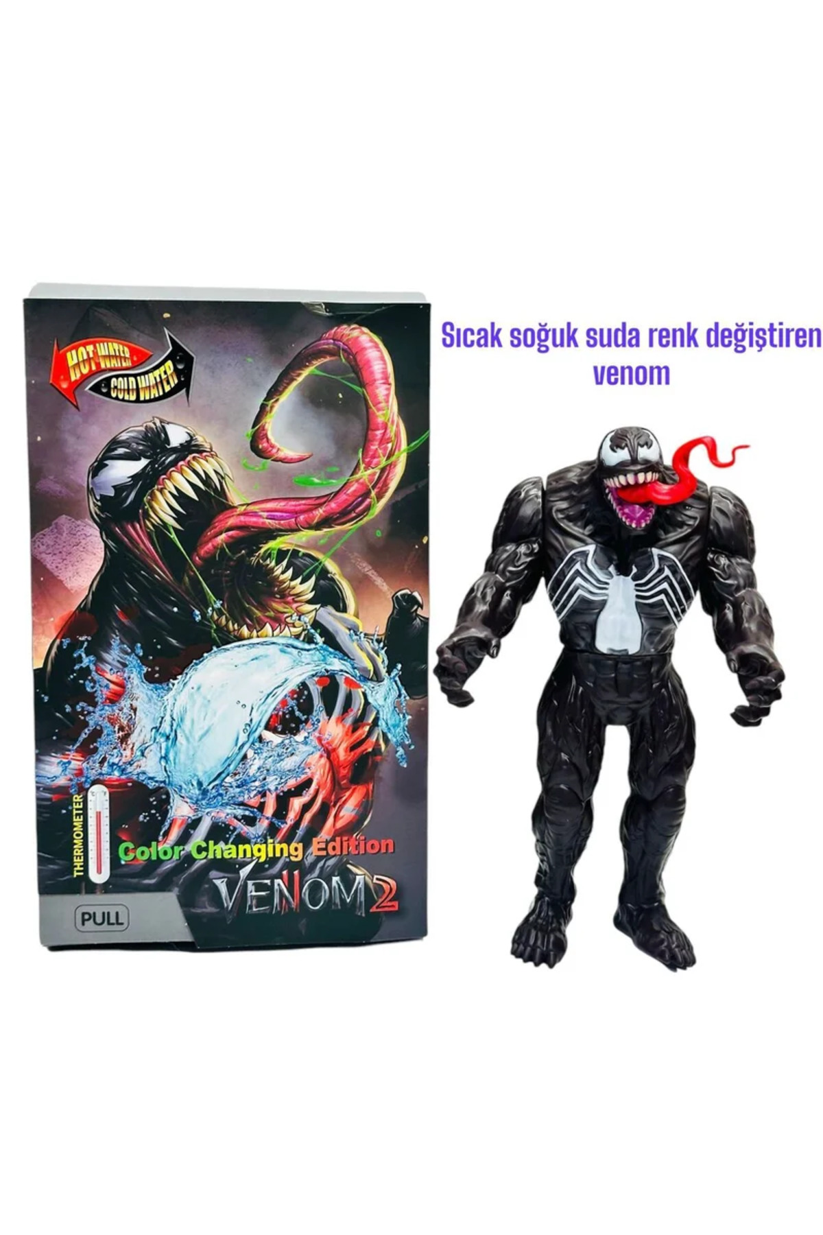 tmtoysandmore venom suda renk değiştiren figür oyuncak 24 cm