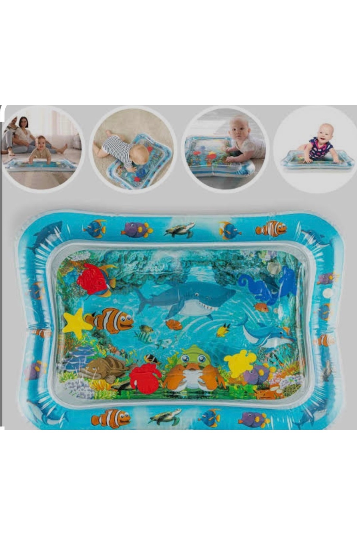 Genel Markalar Bermuda Bebek Su Oyun Matı Mavi fotoğrafı 2 (önizleme)