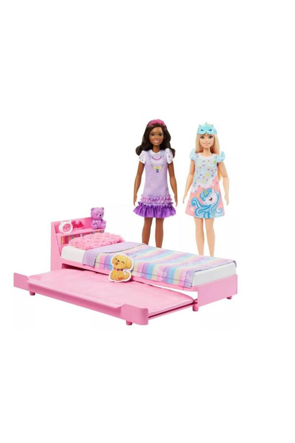 Barbie İlk Bebeğim Barbienin Yatağı Oyun Seti HMM64 fotoğrafı 3 (önizleme)