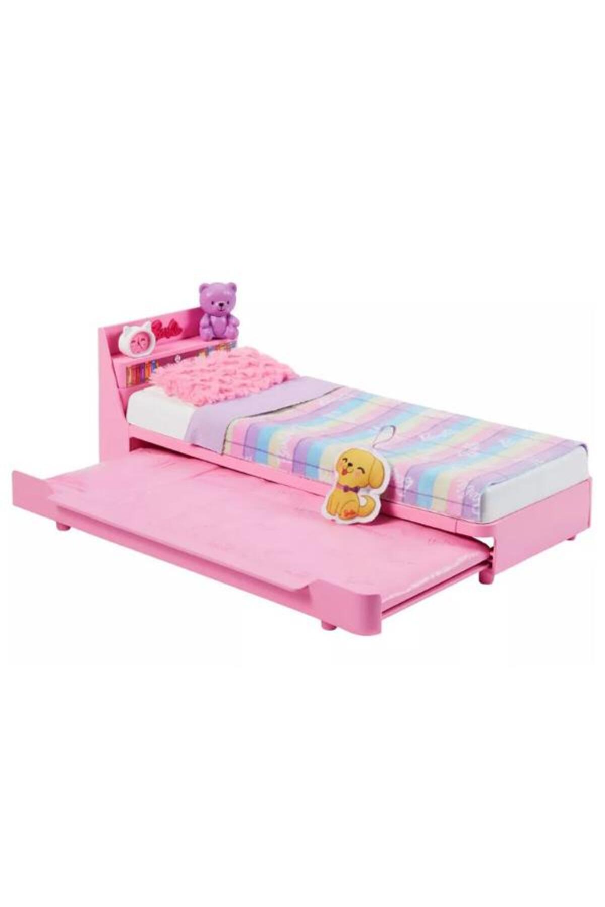 Barbie İlk Bebeğim Barbienin Yatağı Oyun Seti HMM64 fotoğrafı 2 (önizleme)