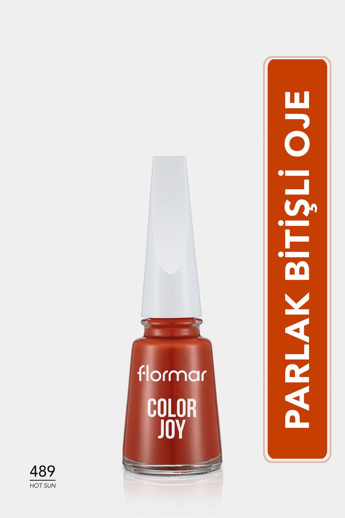 Flormar Color Joy Yüksek Pigmentli & Parlak Bitişli Oje - 489 HOT SUN - Fiyatı, Yorumları