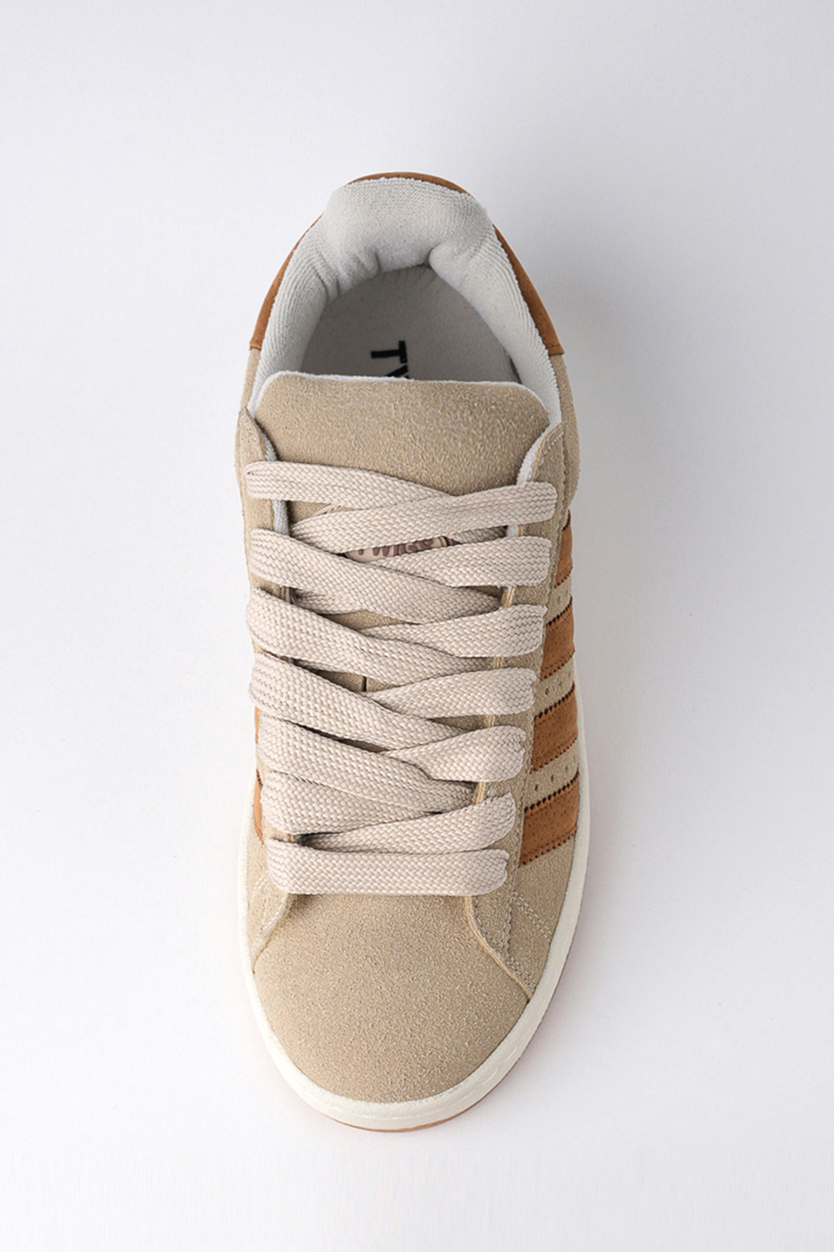 Freemax Spor Sneaker Ayakkabı Bej Kahve görsel 5