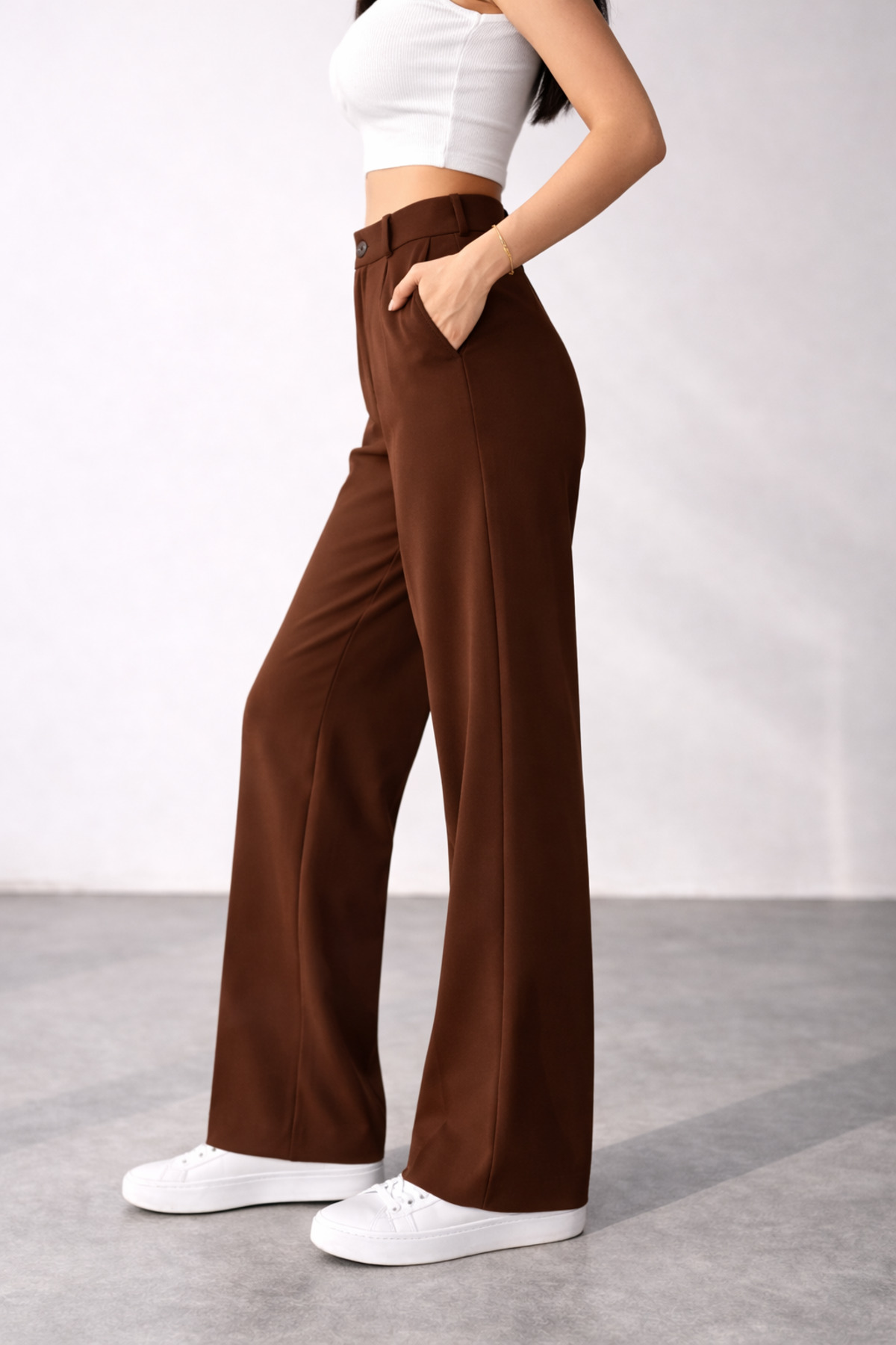 FİFTY ONE Palazzo Pantolon Oversize Orjinal Kesim görsel 2
