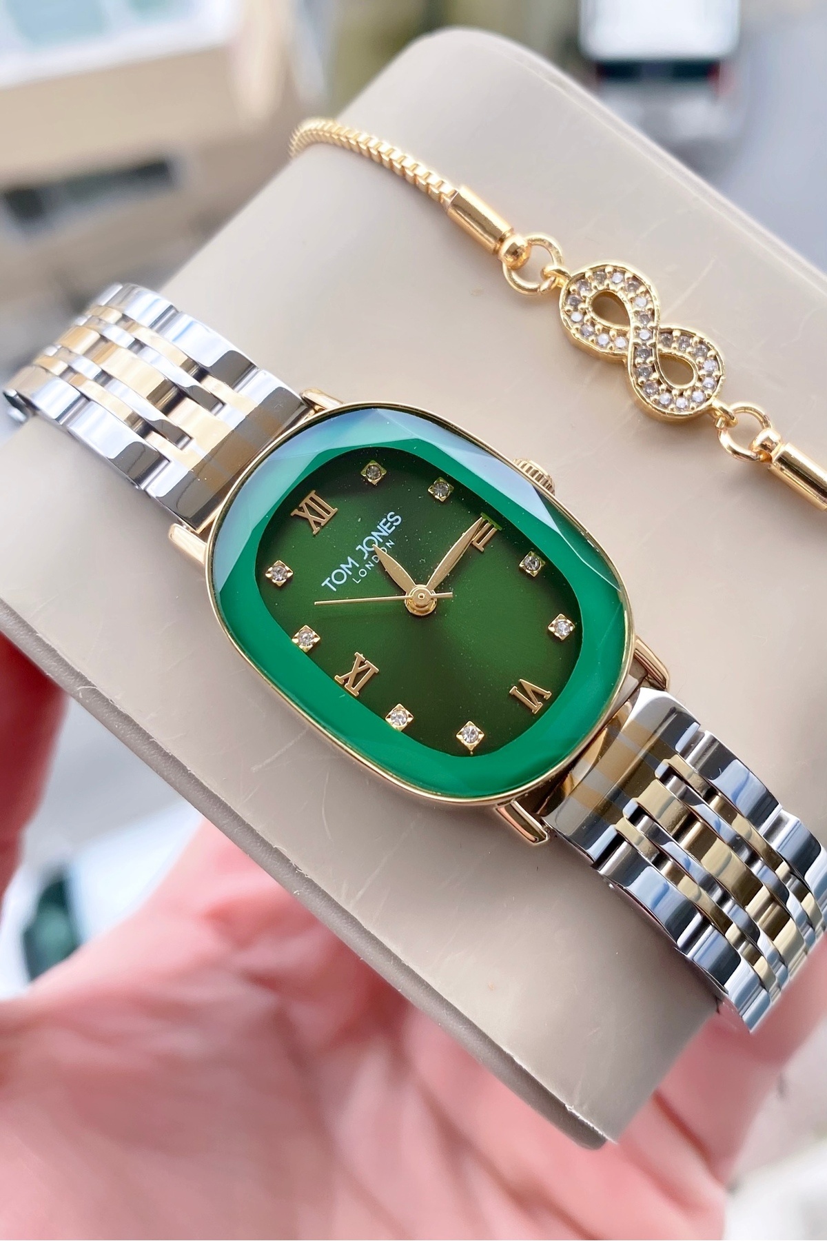 Women's wristwatch original steel 3atm waterproof 2years guaranteed wristband with invoice gift