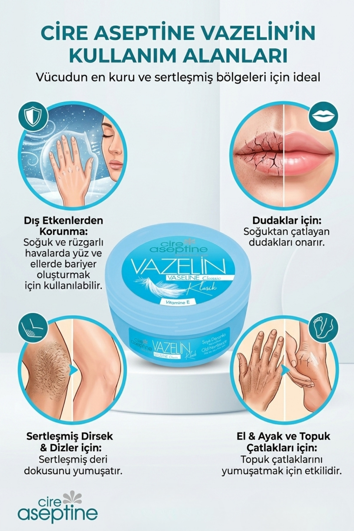 Vazelin Klasik 150 ml — 8682276600553 — تصویر 6 از 6