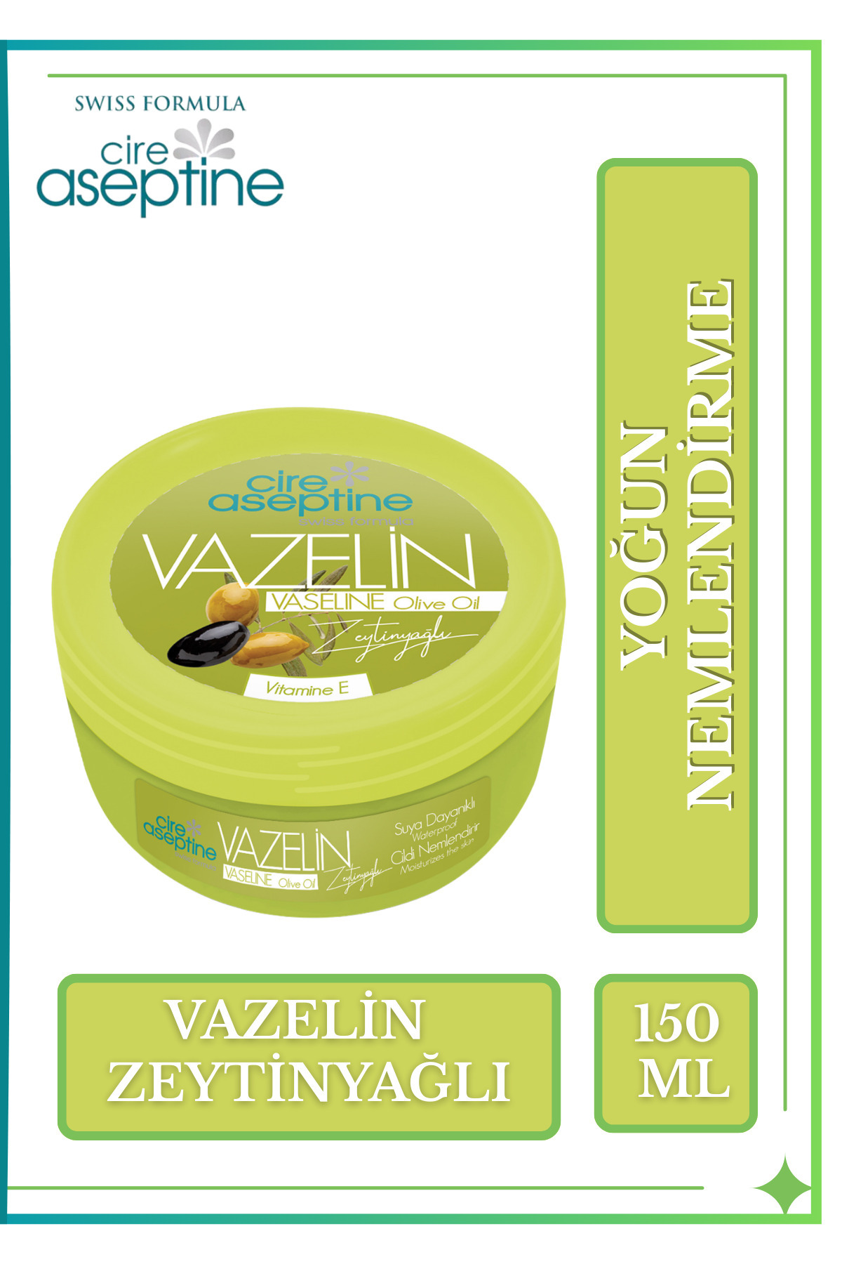 CIRE ASEPTINE Zeytinyağlı Vazelin 150 ML — 8682276600577
