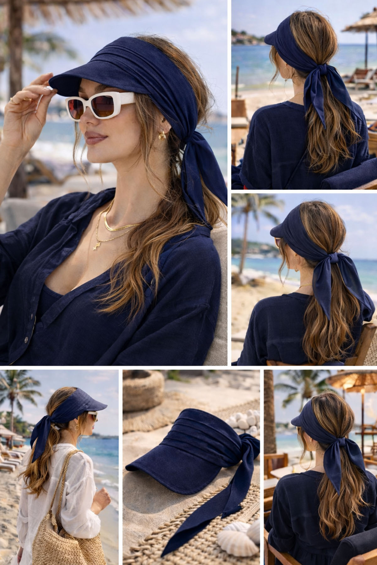 Ritagarcia Safari Bandana Vizör Şapka görsel 2