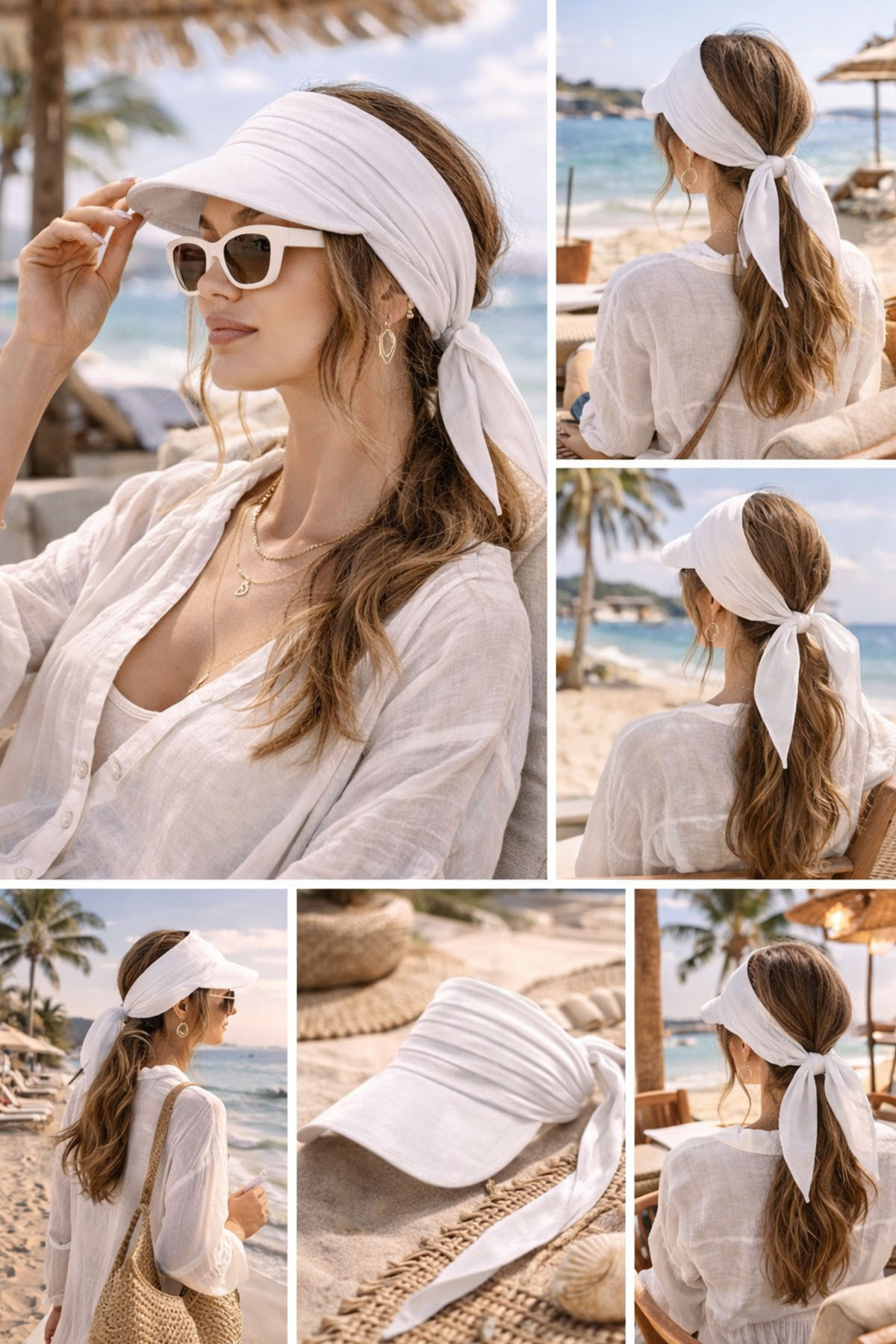 Ritagarcia Safari Bandana Vizör Şapka görsel 2
