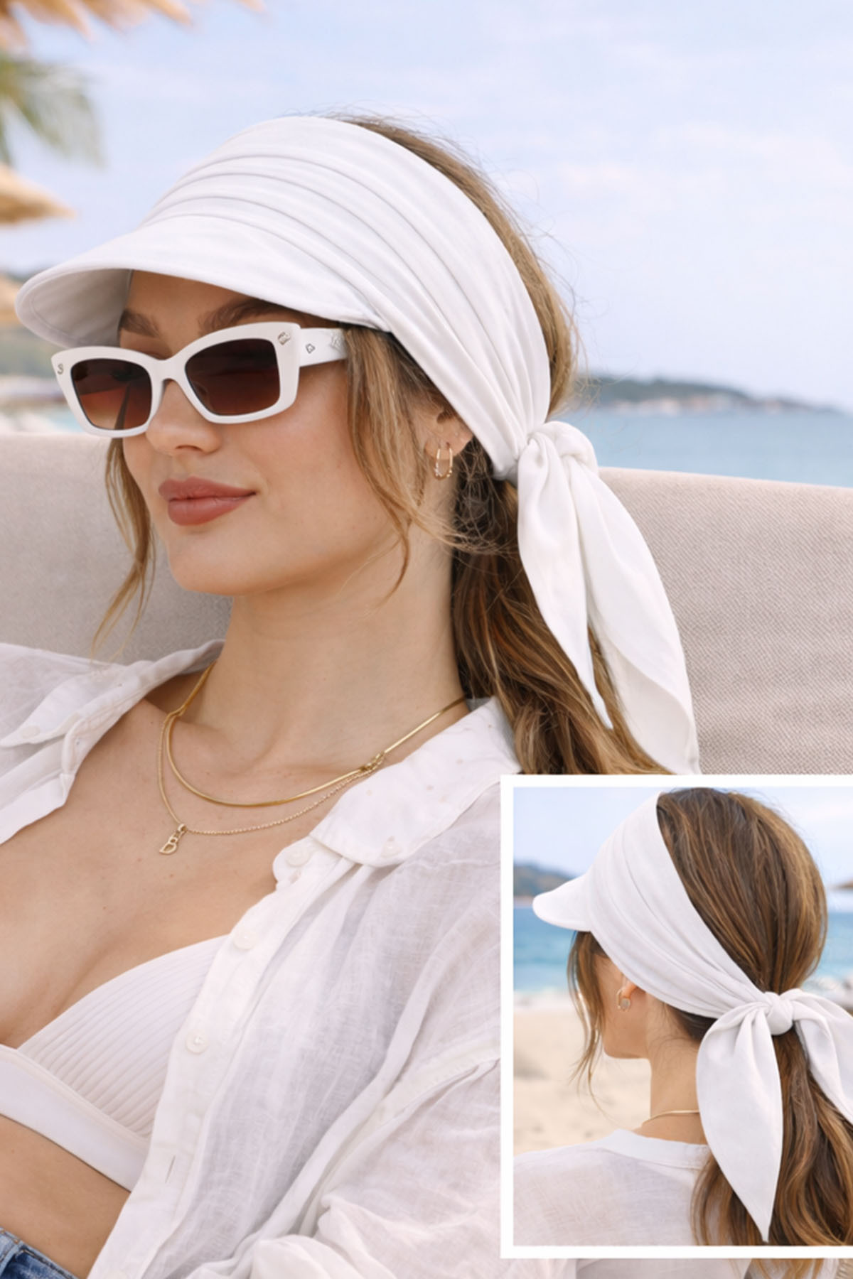 Ritagarcia Safari Bandana Vizör Şapka