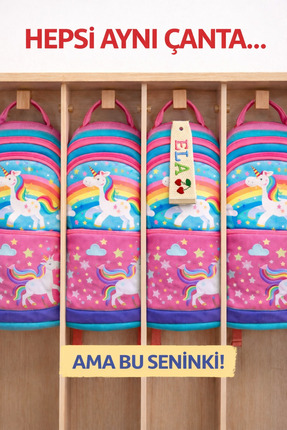 LEYLA ATELIER Nametag - Name tag çanta aksesuar nakışlı isimlik kişiselleştir...