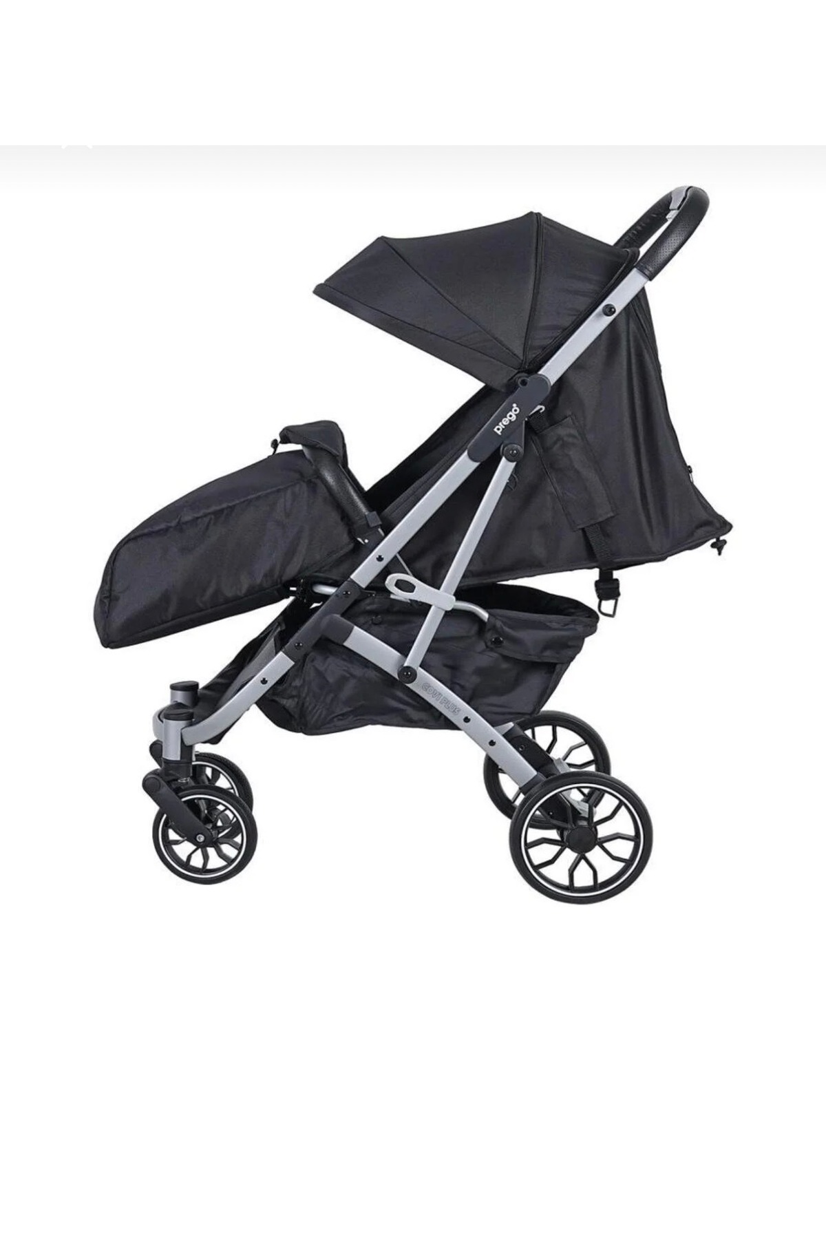 Prego 2024 Covi Plus Kabin Travel Sistem Bebek Arabası SİYAH fotoğrafı 5 (önizleme)