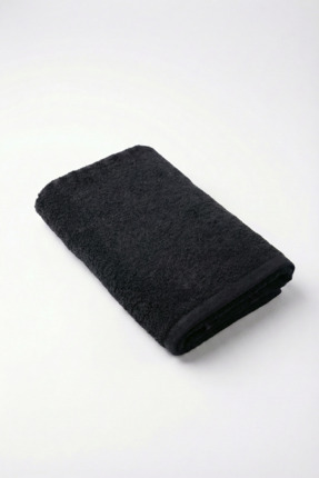 XJIM %100 Pamuk Siyah Spor Havlusu 50x100 cm | Gym Fitness Antrenman Kuaför B...