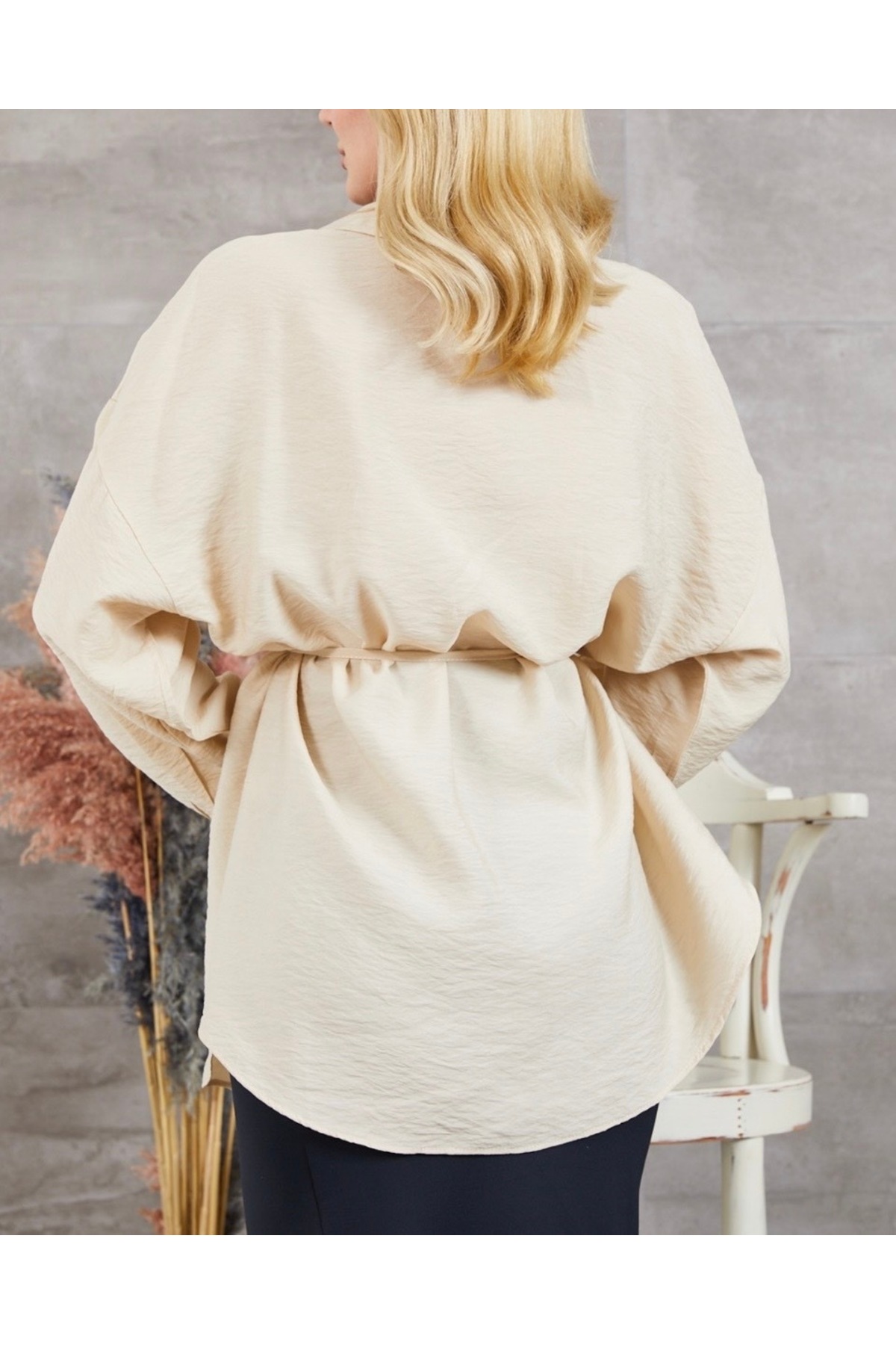 MODA İp Kemerli Gömlek/ Tunik görsel 7